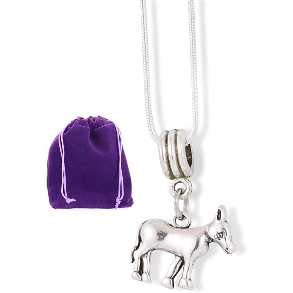 Donkey Ass Necklace | Animal Charm Snake Chain Necklace